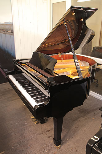 Halle and Voight WG160 grand Piano for sale with a black case.